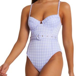 Gingham one piece